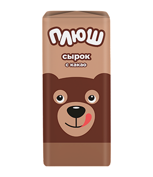 CHEESE BAR GLAZED PLUSH CHOCOLATE 18% 28/45GR BEREZKA N2842