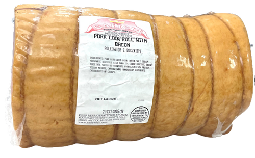 PORK LOIN ROLL W/BACON /POLEDWICA Z BOCZKIEM 7/30LB LOOSE GALICJA  N21