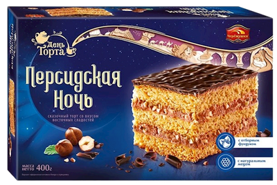 CAKE PERSIAN NIGHTS 6/400GR CHEREMUSHKI RUSSIA N45
