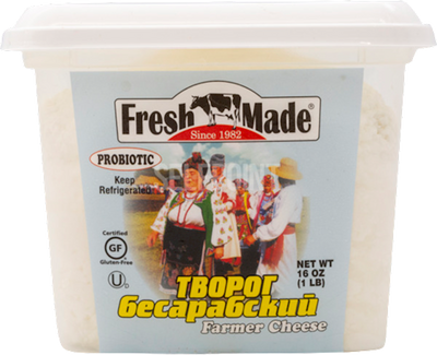 FARMER CHEESE BESARABSKIY 12/1 LB FRESH MADE N40905/032 PRE-ORDER ONLY