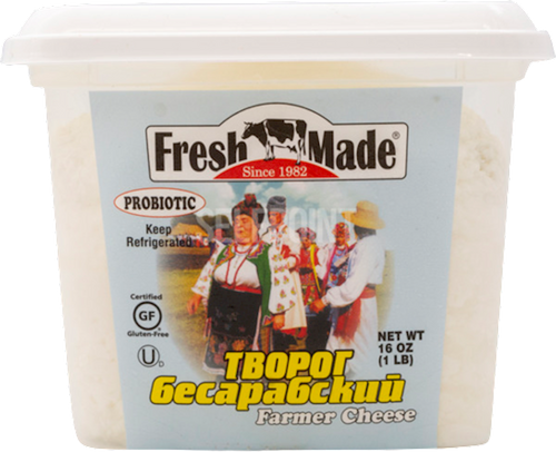 FARMER CHEESE BESARABSKIY 12/1 LB FRESH MADE N40905/032 PRE-ORDER ONLY