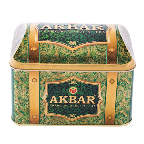 TEA AKBAR BLACK&GREEN BLEND RICH SOURSOP TIN 10/250GR SRI-LANKA