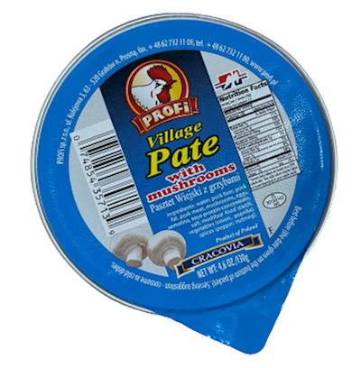 PATE VILLAGE W/MUSHROOMS 12/130GR PROFI N0611/114(6)