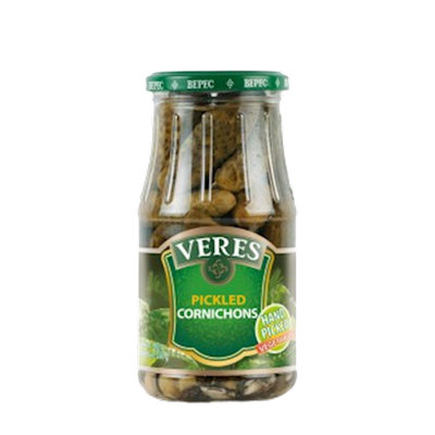 CORNICHONS PICKLED 12/500GR VERES UKRAINE