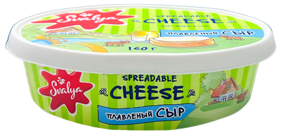 SPREADABLE CHEESE MELTED 60% 6/160GR SVALIA  LITHUANIA SV191