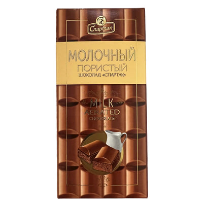 CHOCOLATE AERATED MILK 13/70GR SPARTAK N9951