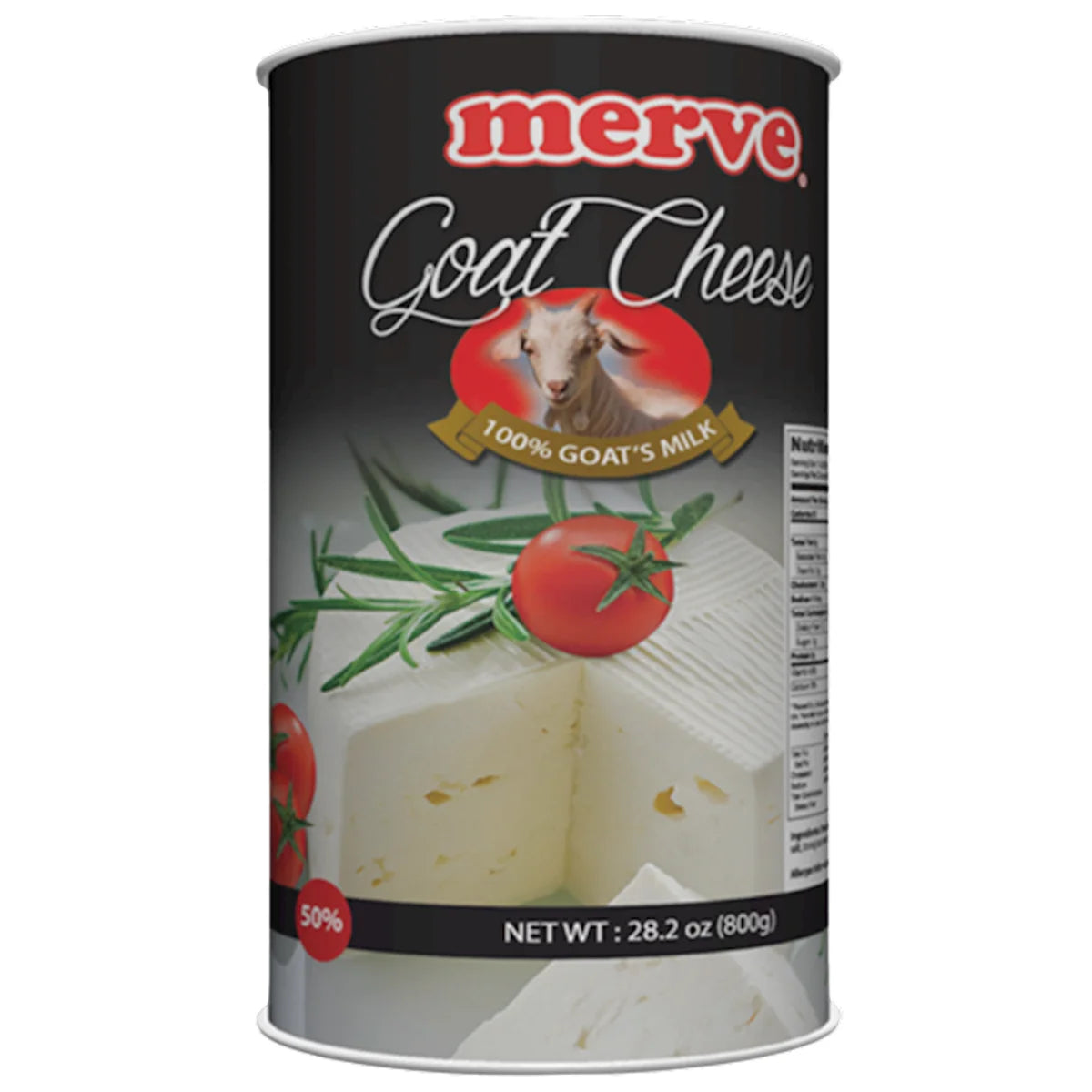 FETA GOAT CHEESE IN BRINE 50% 6/800GR MERVE NETHERLAND N6288