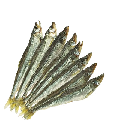 DRIED SALTED CAPELIN (MOYVA) WHOLE ROUND V/P 16/250GR BAKREU UKRAINE N70000009/8983 209302