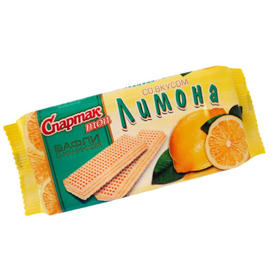 WAFFLES LIMONNIYE 54/72GR FLOW PACK SPARTAK N8625