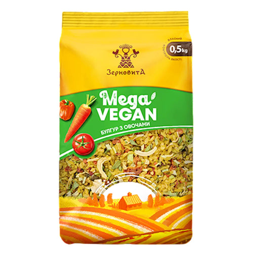 BULGUR W/VEGETABLES 10/500GR ZERNOVYTA