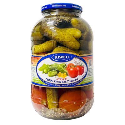 PICKLES & TOMATOES W/DILL 6/1900GR LOWELL N0204LF7251
