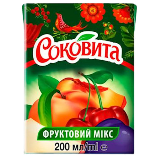 JUICE FRUIT MIX 27/0.2L SOKOVITA