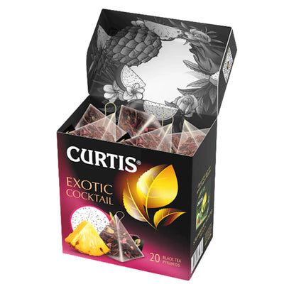 TEA BLACK EXOTIC COCTAIL PYRAMIDS 12/(18X1.7GR) CURTIS N20332