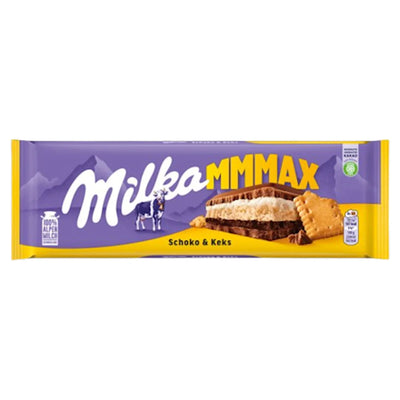 CHOCOLATE BAR CHOCO BISCUIT 12/300GR MILKA  AUSTRIA N4071828-4256639