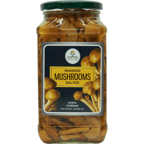 MUSHROOMS NAMEKO SALTED 12/880ML FAMILY TREE
