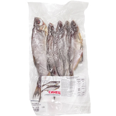 DRIED SALTED BLUE BREAM (SINETS) GUTTED HEAD ON V/P 1/8.8LB BAKREU UKRAINE N70000016
