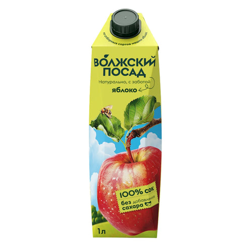 JUICE APPLE 12/1L VOLZHSKIY POSAD
