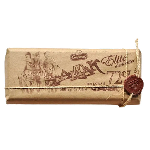 CHOCOLATE BAR BITTER ELITE 72% 2/1000GR CRAFT SPARTAK N4411