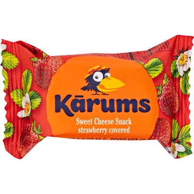 CHEESE BAR STRAWBERRY GLAZED 20/45GR KARUMS N51254