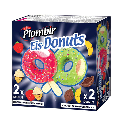 ICE CREAM PLOMBIR DONUTS ASSORTED 4PC 7/280GR DOVGAN N92460280