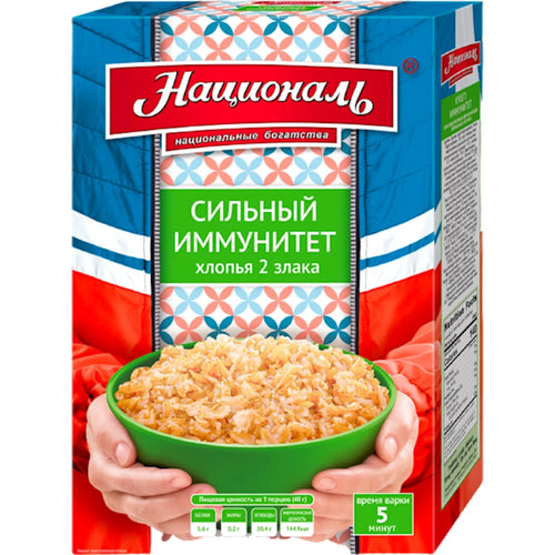 MIX FLAKES&GRAINS STRONG IMMUNITY 12/240GR NATSIONAL N33