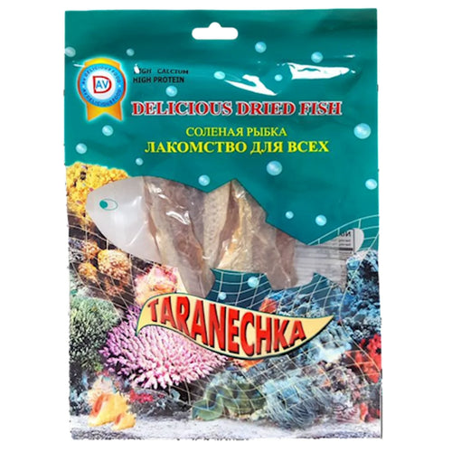 DRY FISH SAURIDA (TARANECHKA) VACUUM PACKED 10/90GR  AV DELICIOUS N AV105(6)