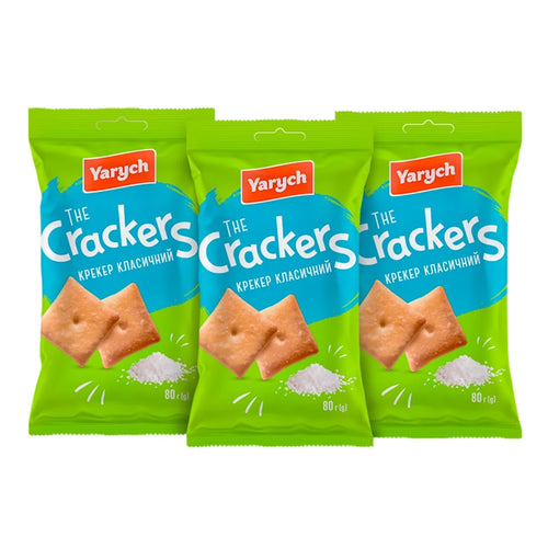 CRACKERS CLASSIC 50/80GR YARYCH UKRAINE