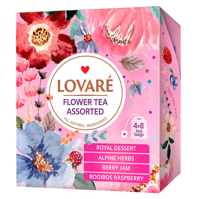 TEA FLOWER ASSORTED 7/(32X2GR) LOVARE