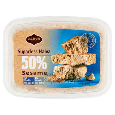 HALVA W/SESAME SUGARLESS KOSHER 16/300GR ACNVA N117-015