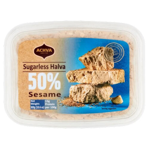 HALVA W/SESAME SUGARLESS KOSHER 16/300GR ACNVA N117-015