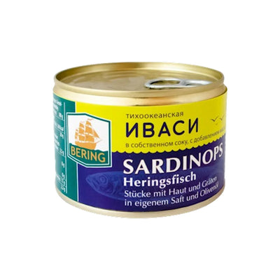 SARDINES IVASI IN OIL E/OPEN 24/245GR BERING