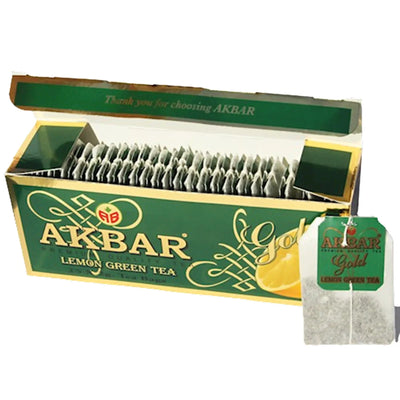 TEA AKBAR GREEN GOLD W/LEMON 24/(25X1.5GR) SRI-LANKA