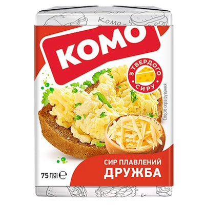MELTED CHEESE DRUZHBA  24/75GR KOMO N01455/7878
