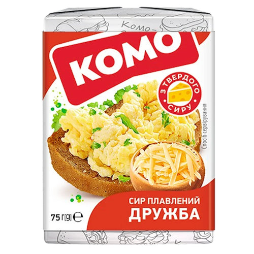 MELTED CHEESE DRUZHBA  24/75GR KOMO N01455/7878