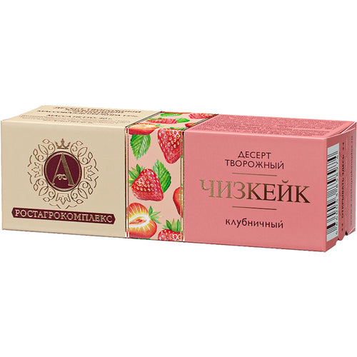 CHEESE BAR STRAWBERRY CHEESECAKE 15% 12/40GR ROSTAGROKOMPLEX