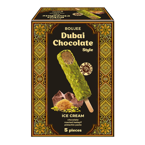 ICE CREAM DUBAI STYLE W/DARK CHOCOLATE 5PC 10/225GR BOUJEE DOVGAN N92190225
