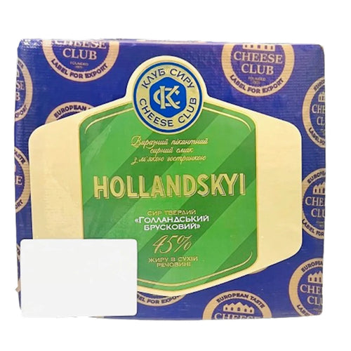 CHEESE HOLLAND LOAF 1/5.5 LB CHEESE CLUB UKRAINE N42245 N3