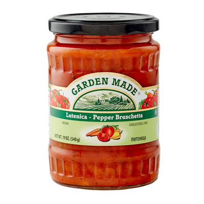 LUTENICA - PEPPER BRUSCHETTA 12/19OZ GARDEN MADE BULGARIA N33114