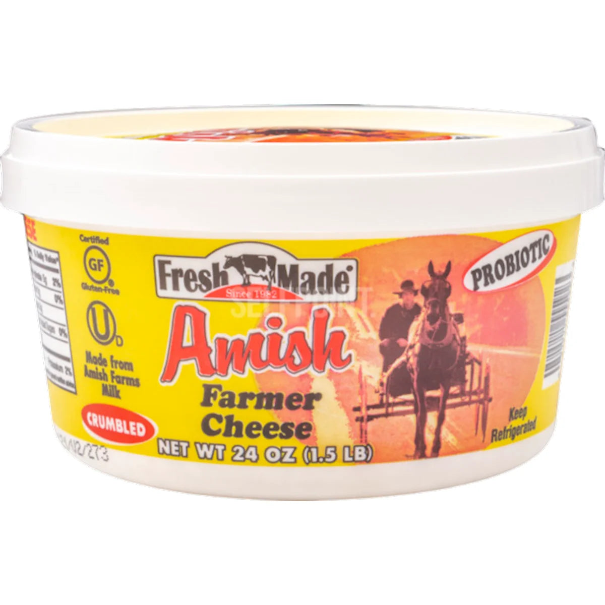 FARMER CHEESE AMISH 12/24OZ FRESH MADE N087