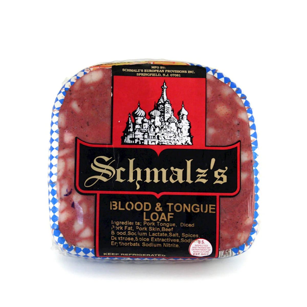 HEADCHEESE WITH BLOOD 1/5LB  SCHMALZ'S N069/N90122