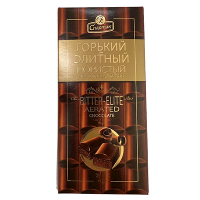 CHOCOLATE BITTER ELITE AERATED 13/70GR SPARTAK N9955