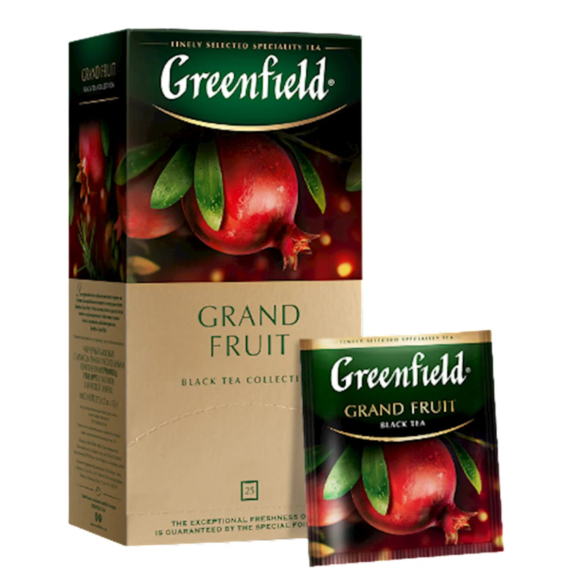 TEA BLACK GRAND FRUIT 10/(25X1.5GR) GREENFIELD 1387