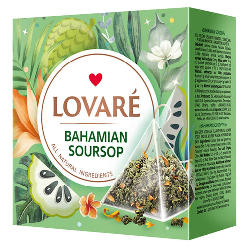 TEA BAHAMIAN SOURSOP PYRAMIDS 12/(15X2GR) LOVARE