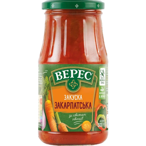 VEGETABLE SALAD 12/500GR VERES UKRAINE