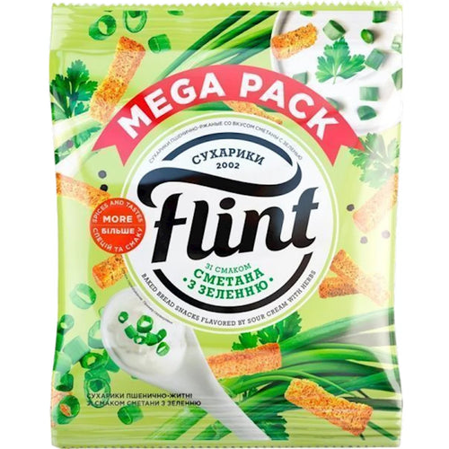 DRY BREAD WHEAT RYE W/SOUR CREAM&HERBS FLAVOR 40/110GR FLINT