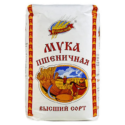FLOUR WHEAT 6/2KG RUSSKOE POLE