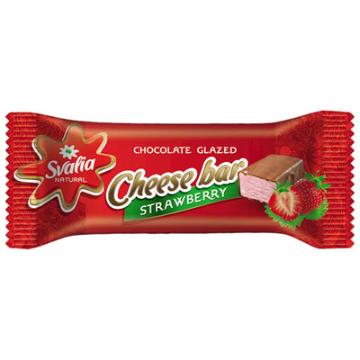 CHEESE BAR STRAWBERRY 18/45GR SVALIA LITHUANIA SV203(9) N48113