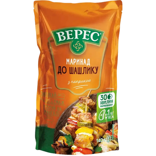 MARINADE FOR GRILLED MEAT 16/140GR VERES UKRAINE