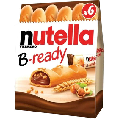 BAR NUTELLA B-READY MINI T6 16/132GR (6X22GR) FERRERO