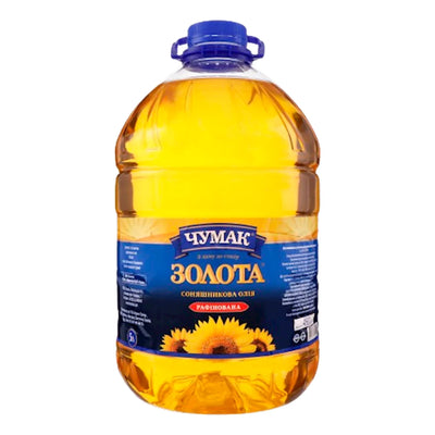 OIL SUNFLOWER CHUMAK REFINED  3/5L UKRAINE